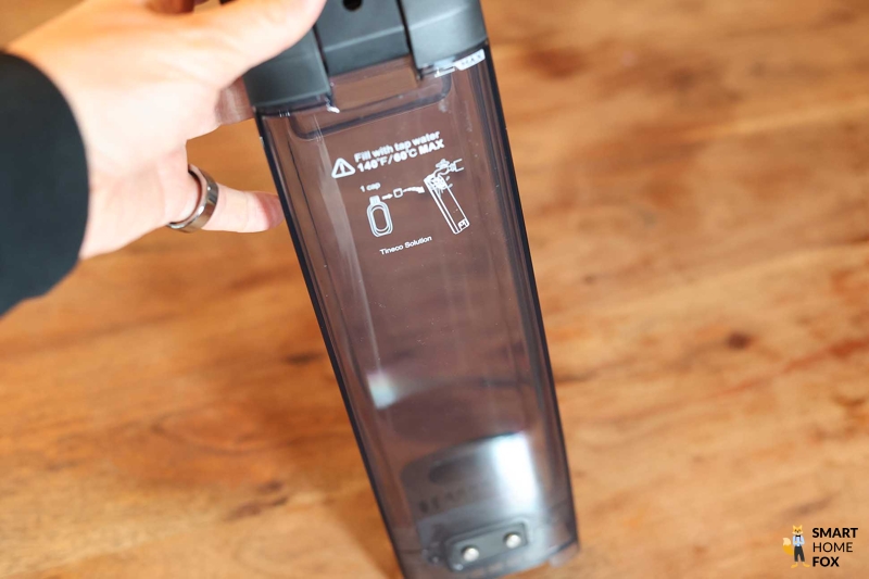 Der Frischwassertank des S7